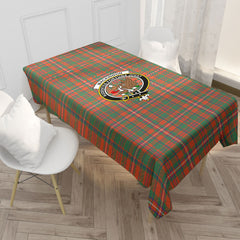 MacKinnon Ancient Tartan Crest Tablecloth