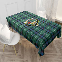 McDonald of the Isles Hunting Ancient Tartan Crest Tablecloth