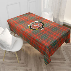 McDougall Ancient Tartan Crest Tablecloth