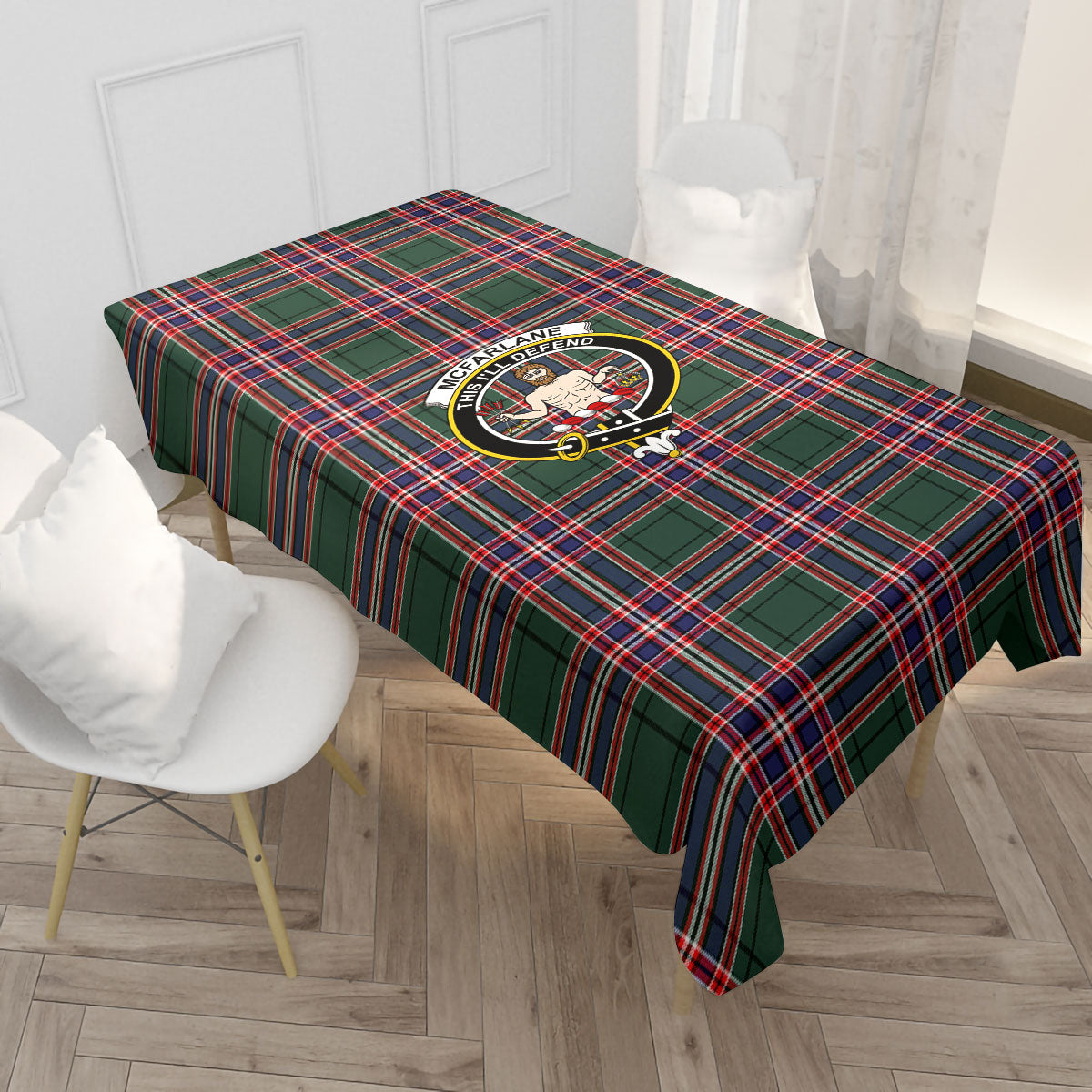 McFarlane Hunting Modern Tartan Crest Tablecloth