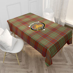 McGillivray Hunting Ancient Tartan Crest Tablecloth