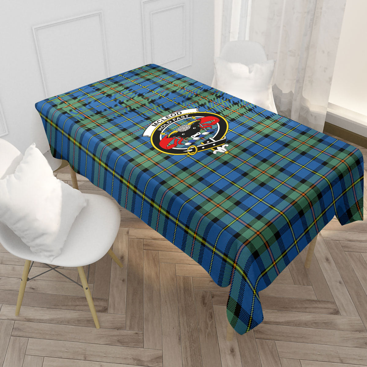 McLeod of Harris Ancient Tartan Crest Tablecloth