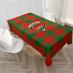 Moncreiffe (or Moncreiff) Tartan Crest Tablecloth
