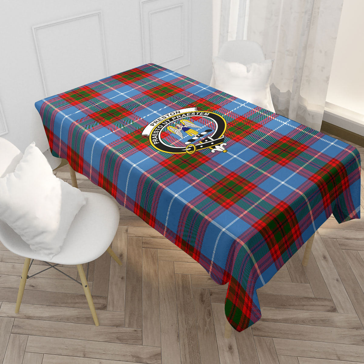 Preston Tartan Crest Tablecloth