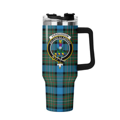 Fergusson Ancient Tartan Crest 40 oz Insulated Tumbler with Handle