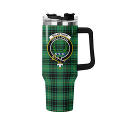 McArthur Ancient Tartan Crest 40 oz Insulated Tumbler with Handle