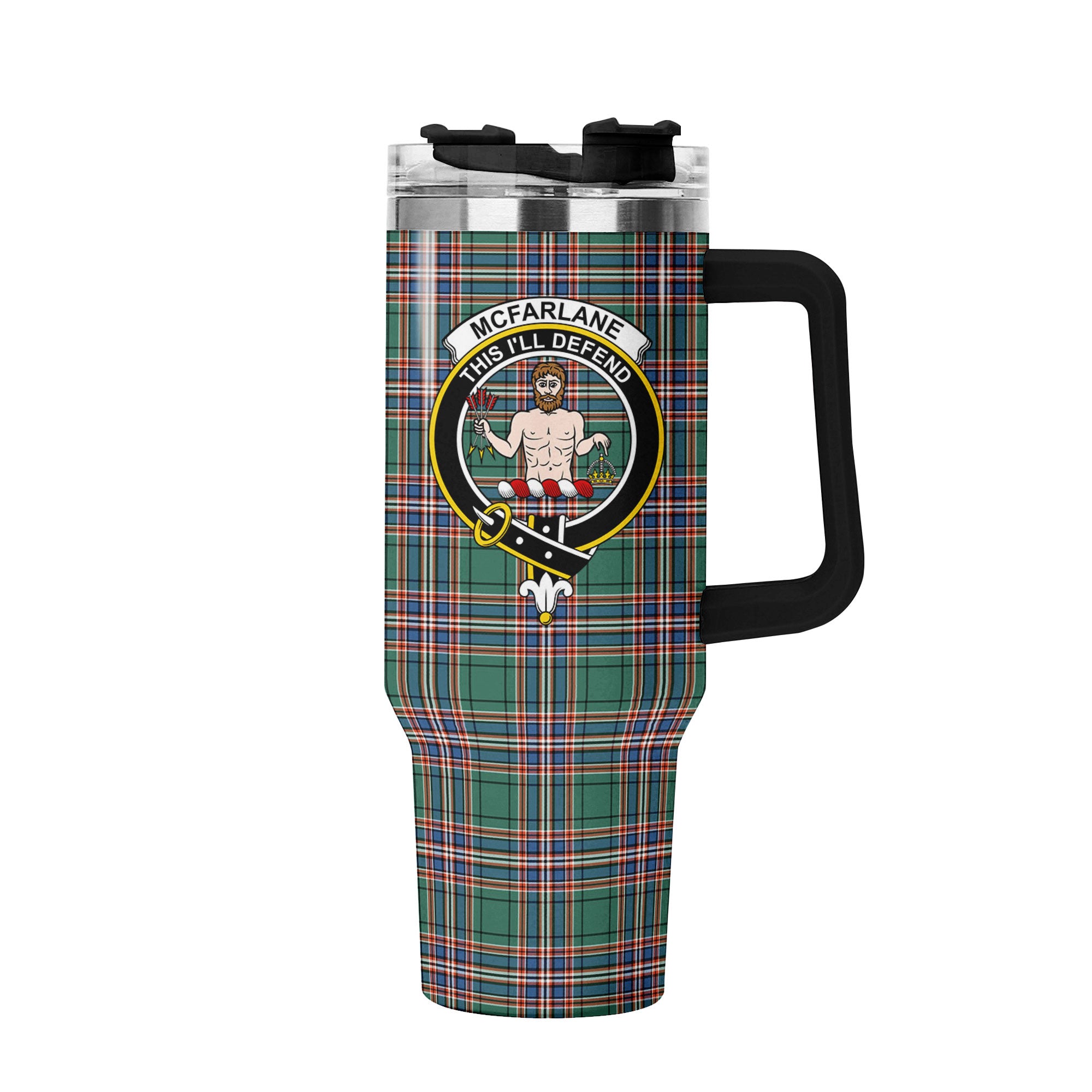 McFarlane Hunting Ancient Tartan Crest 40 oz Insulated Tumbler with Handle
