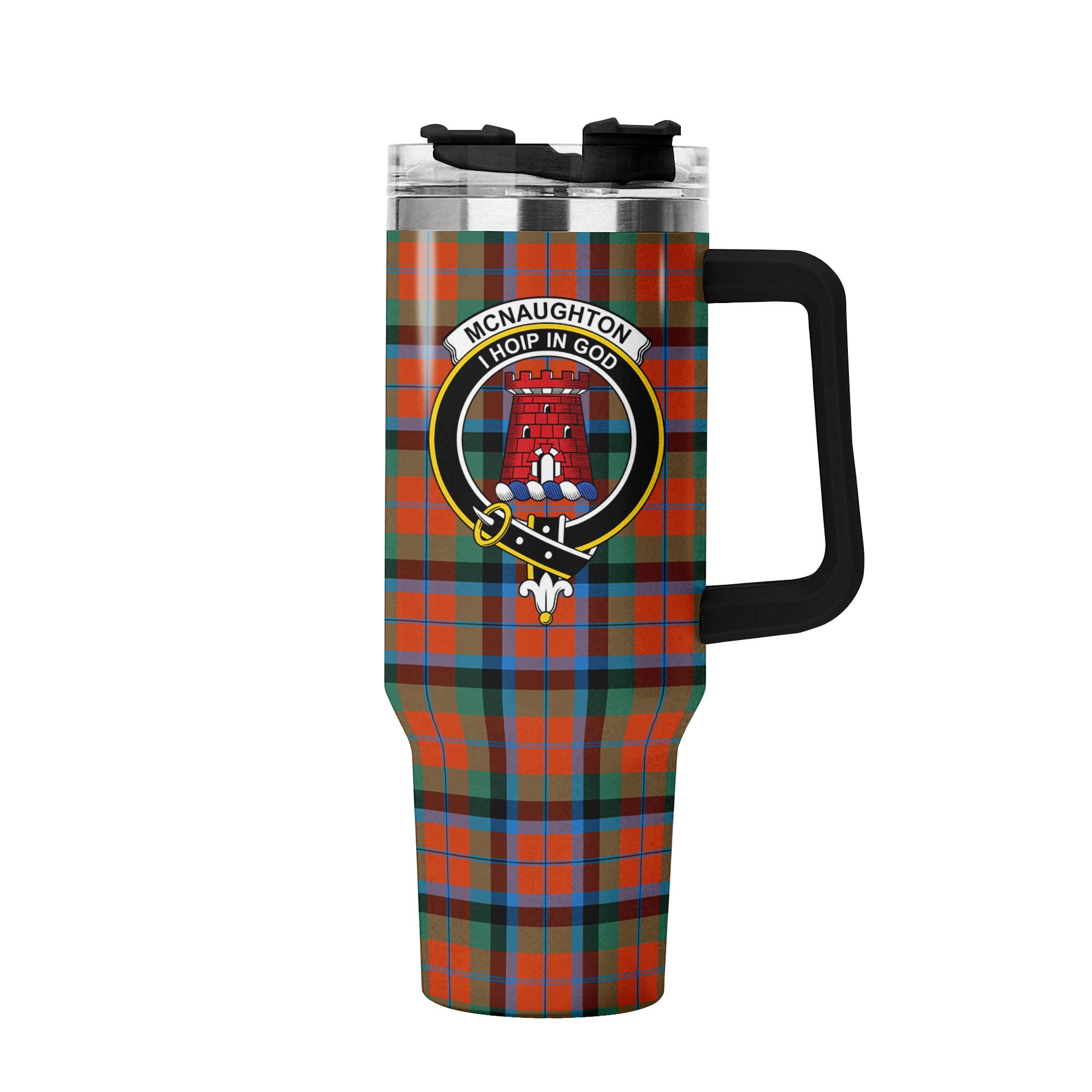 McNaughton Ancient Tartan Crest 40 oz Insulated Tumbler with Handle
