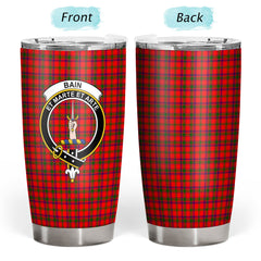 Bain Tartan Crest Tumbler