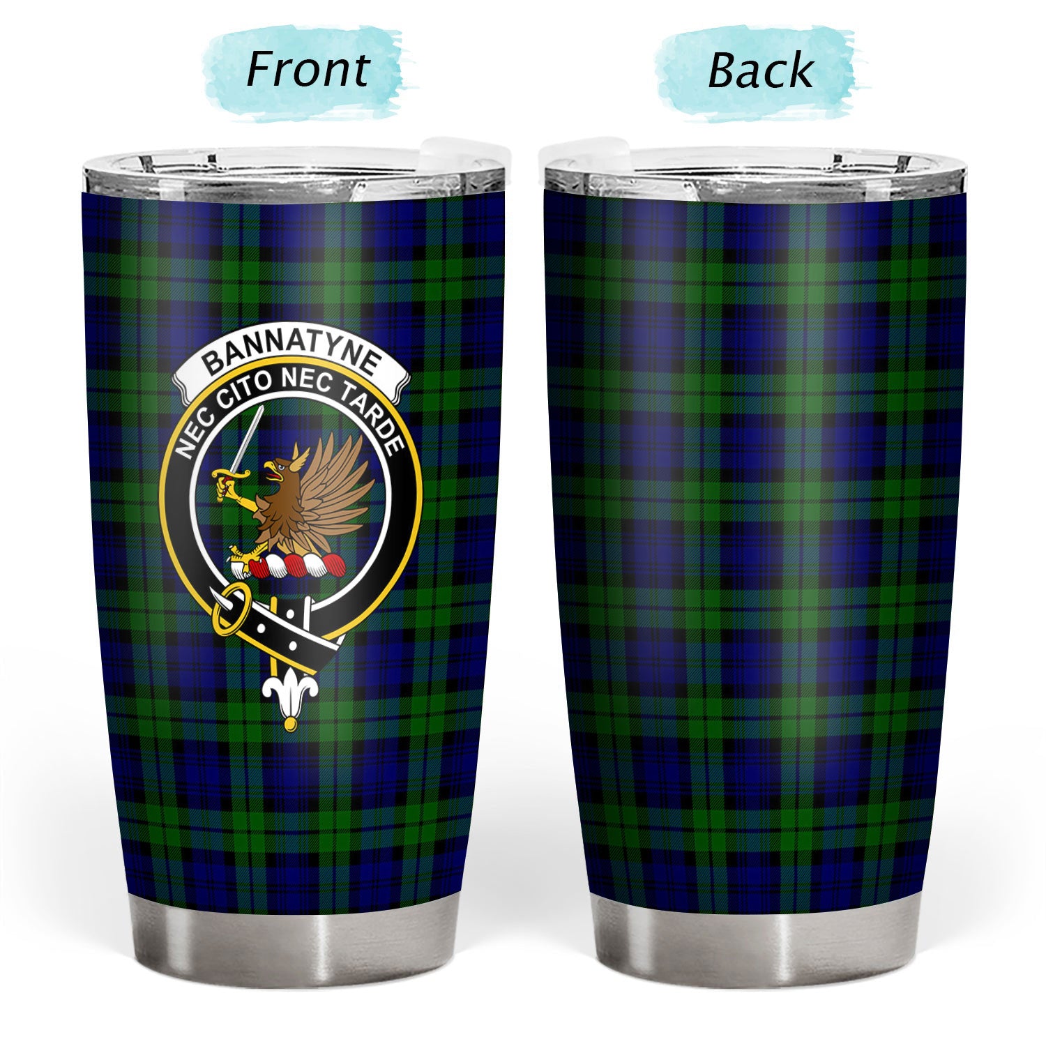 Bannatyne Tartan Crest Tumbler