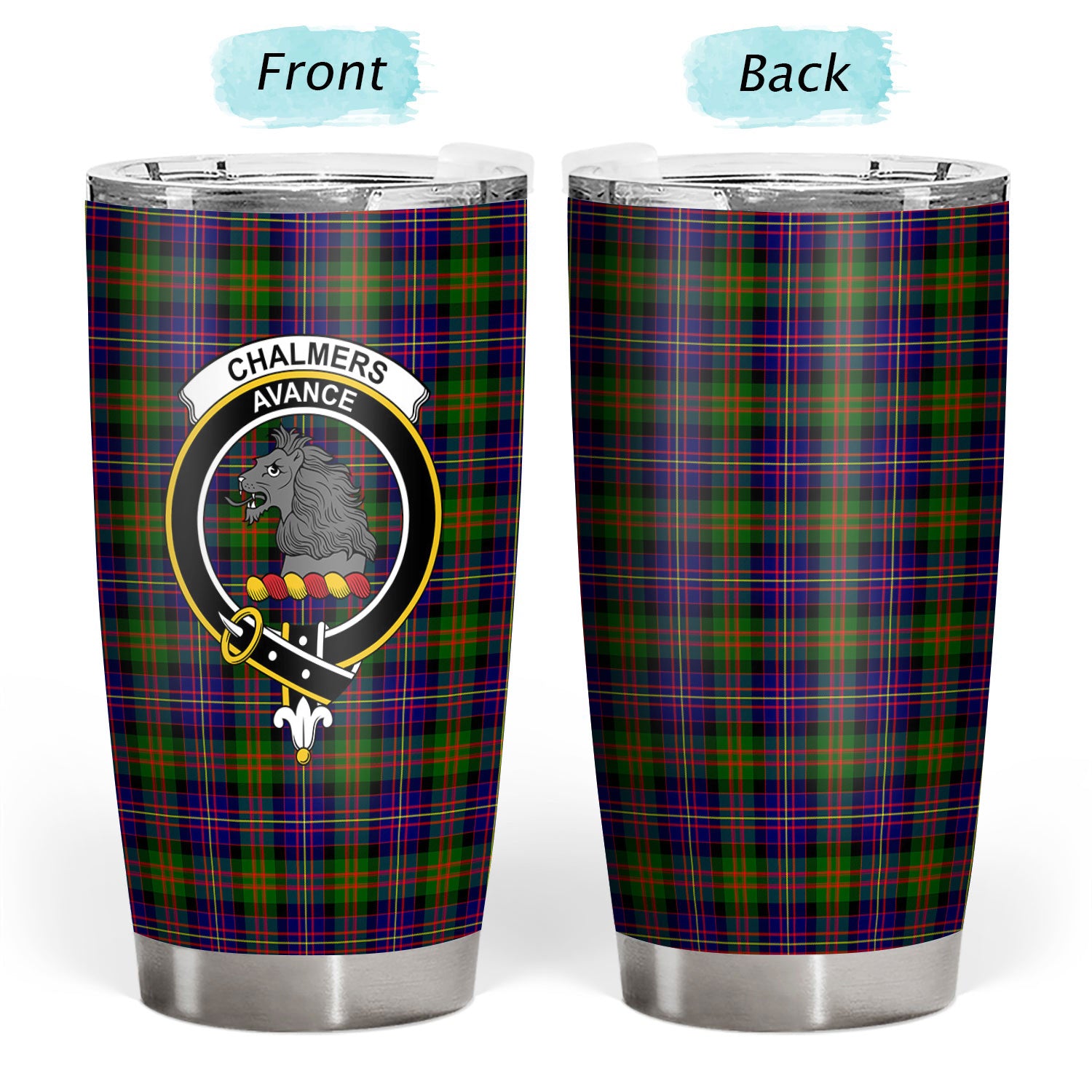 Chalmers Tartan Crest Tumbler