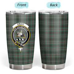 Craig Tartan Crest Tumbler