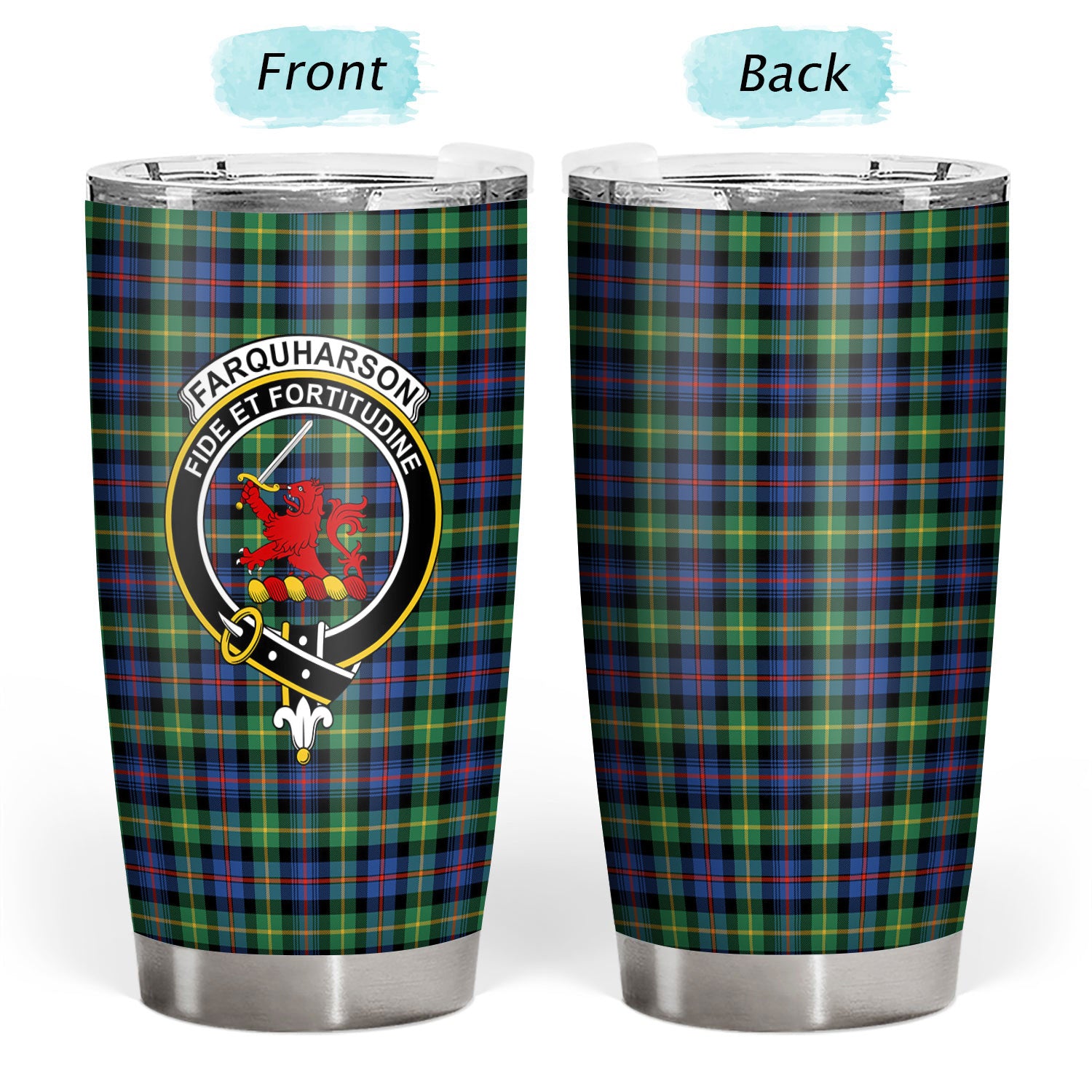 Farquharson Ancient Tartan Crest Tumbler