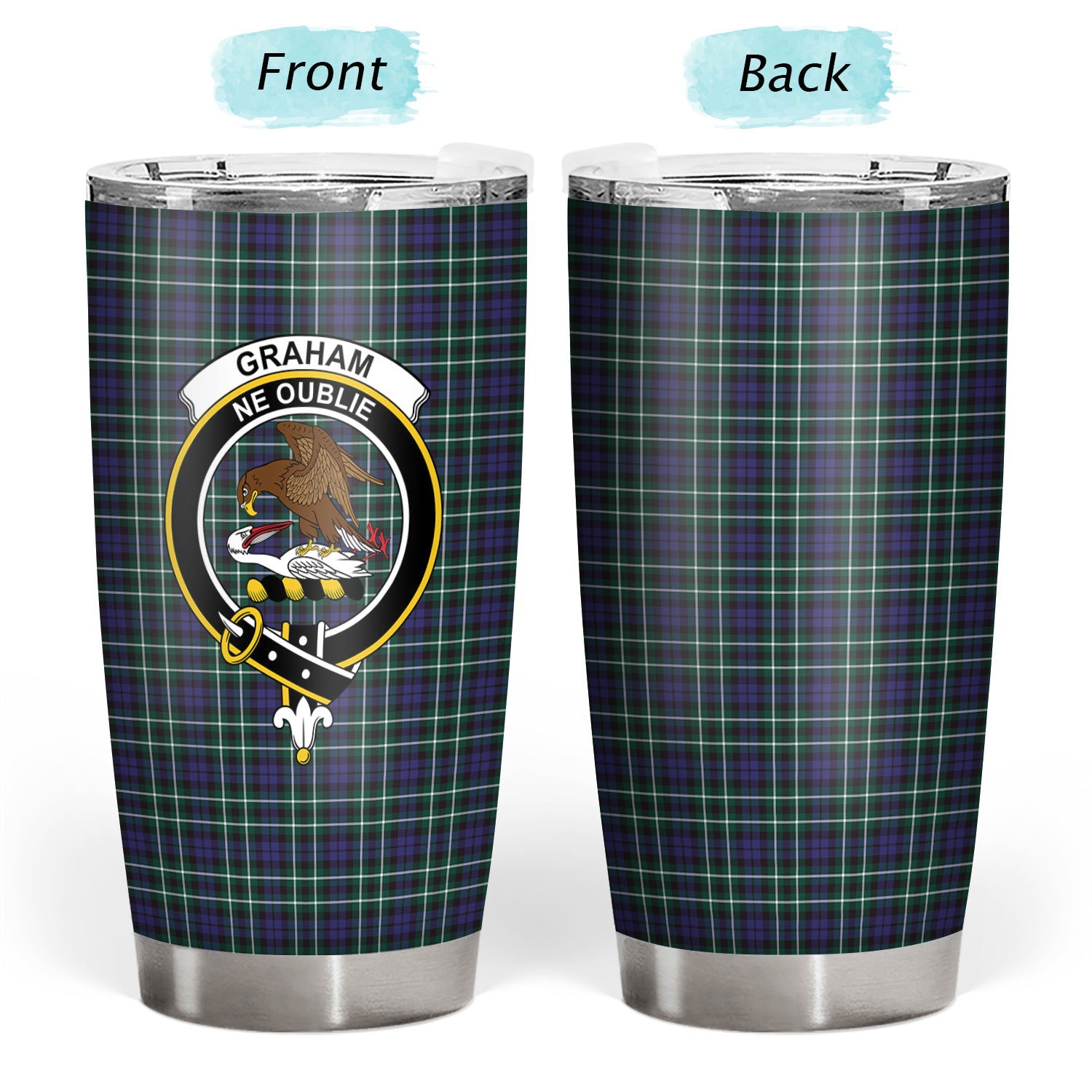 Graham of Montrose Modern Tartan Crest Tumbler