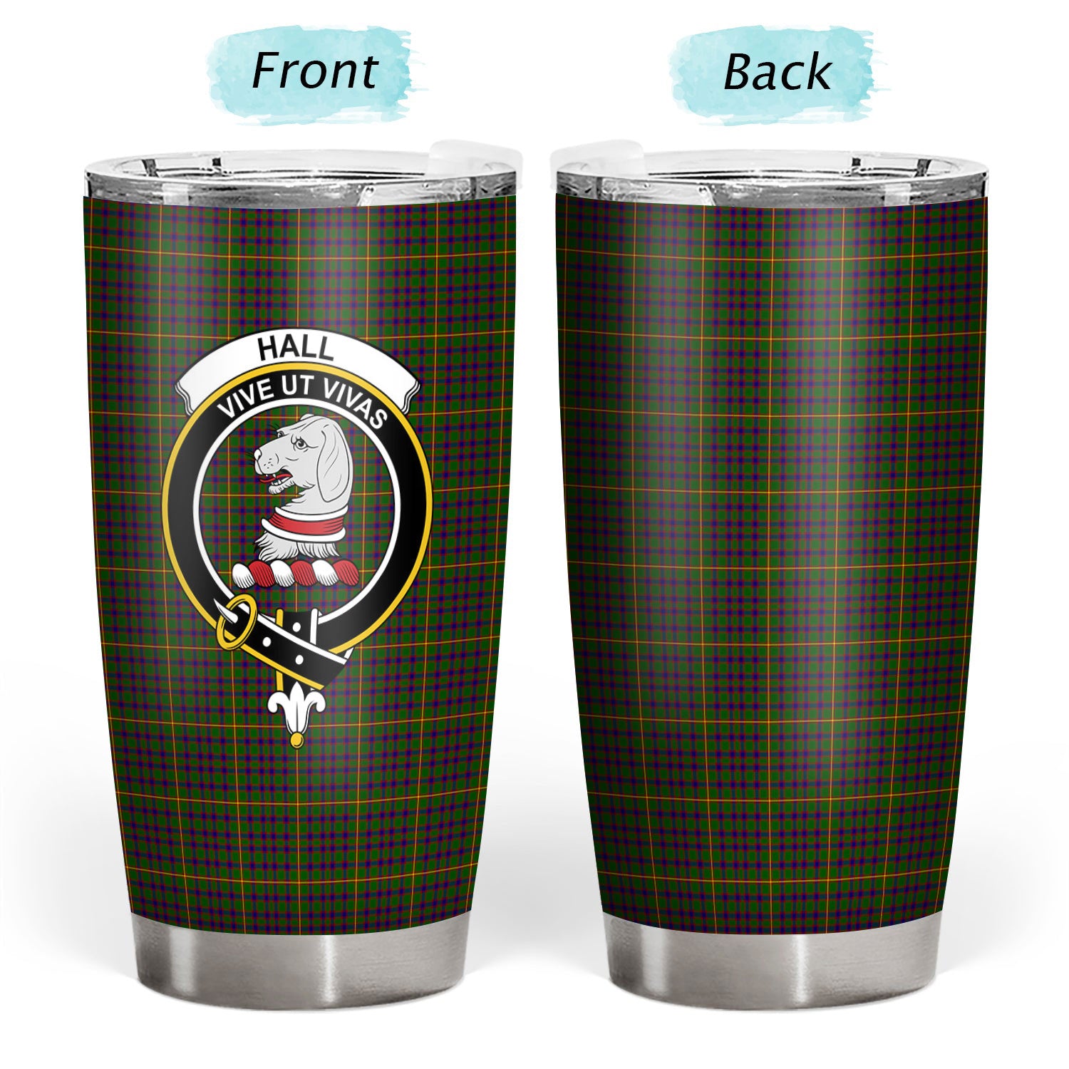 Hall Tartan Crest Tumbler