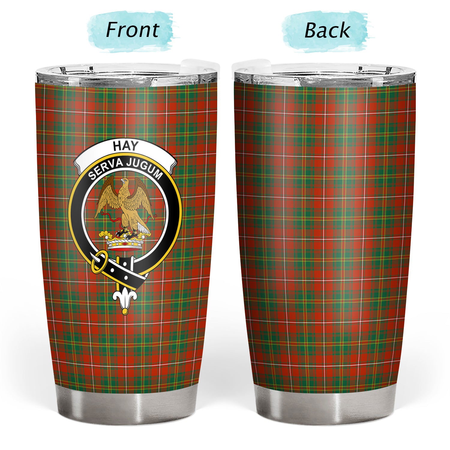 Hay Ancient Tartan Crest Tumbler