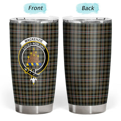 MacKenzie Weathered Tartan Crest Tumbler