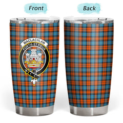 MacLachlan Ancient Tartan Crest Tumbler