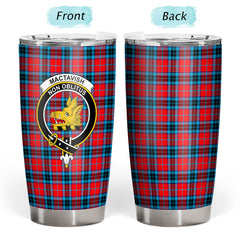 MacTavish Modern Tartan Crest Tumbler