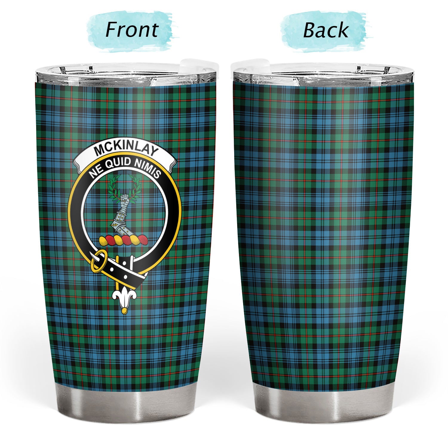 McKinlay Ancient Tartan Crest Tumbler