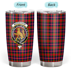 McPherson Modern Tartan Crest Tumbler