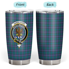 Sandilands Tartan Crest Tumbler