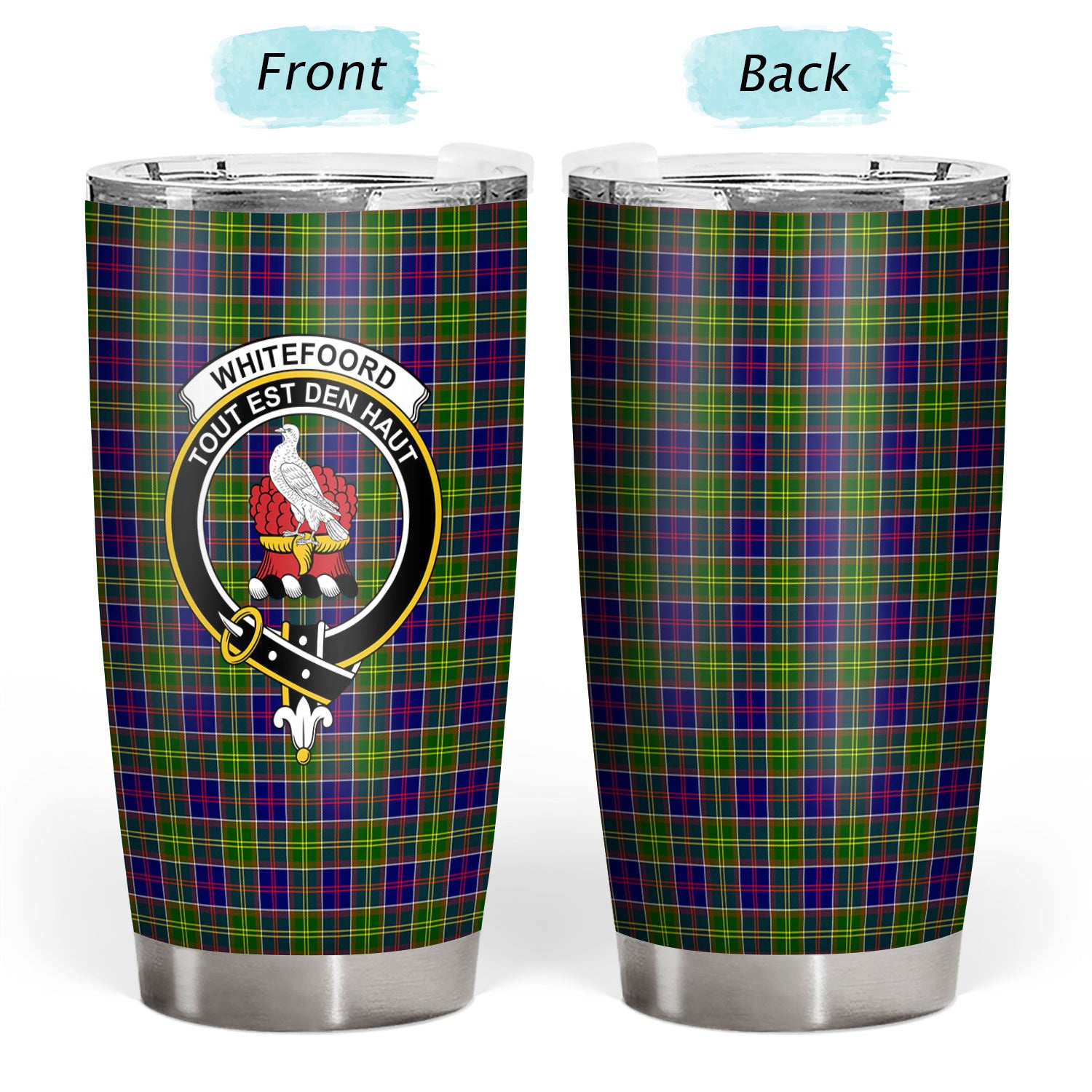 Whitefoord Tartan Crest Tumbler