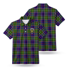 Arnott Tartan Crest Birdseye Mesh Polo Shirt