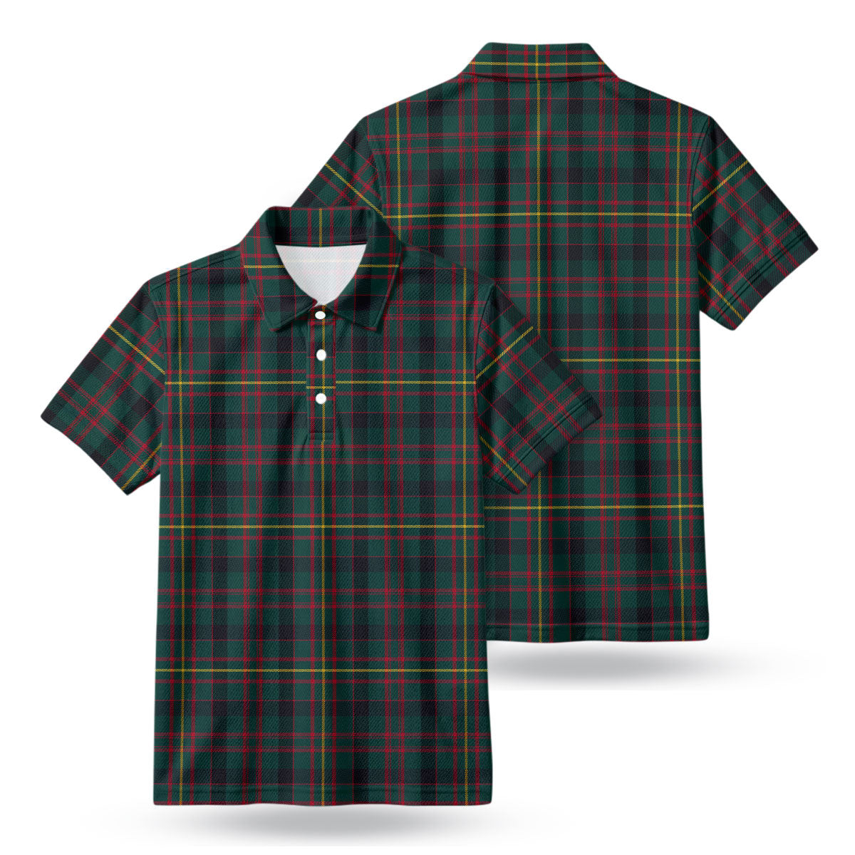Cameron of Erracht Modern 2 Tartan Birdseye Mesh Polo Shirt