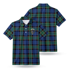 Fletcher Ancient Tartan Crest Birdseye Mesh Polo Shirt