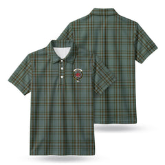 Kelly Dress Tartan Crest Birdseye Mesh Polo Shirt