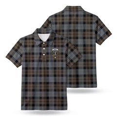 MacKay Weathered Tartan Crest Birdseye Mesh Polo Shirt