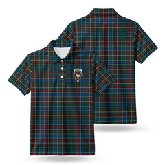 McConnell Tartan Crest Birdseye Mesh Polo Shirt