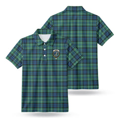 McNeil of Colonsay Ancient Tartan Crest Birdseye Mesh Polo Shirt