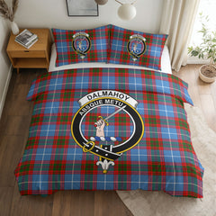 Dalmahoy Tartan Crest Bedding Set