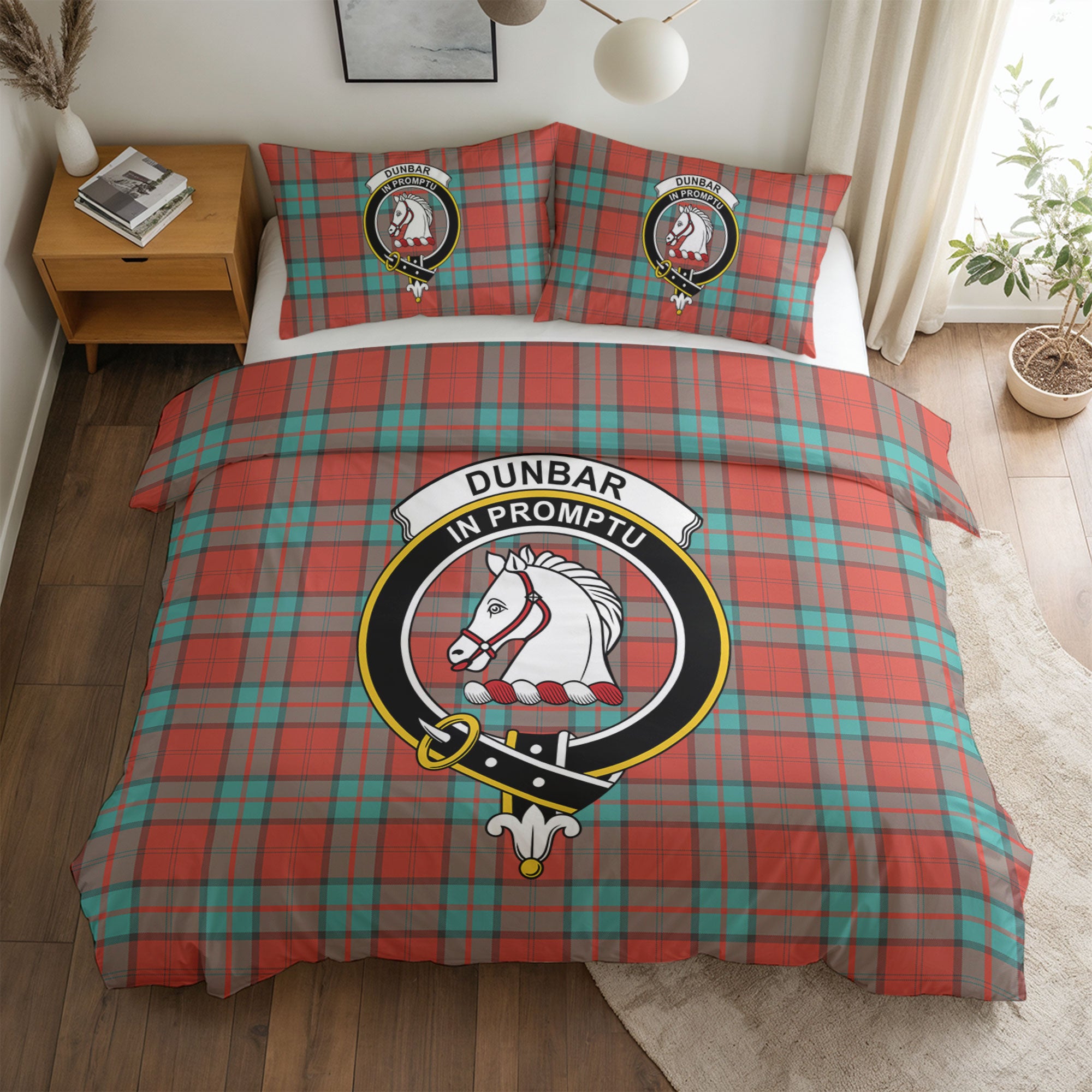 Dunbar Ancient Tartan Crest Bedding Set