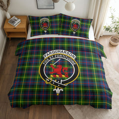 Farquharson Modern Tartan Crest Bedding Set