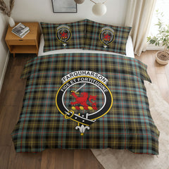 Farquharson Weathered Tartan Crest Bedding Set