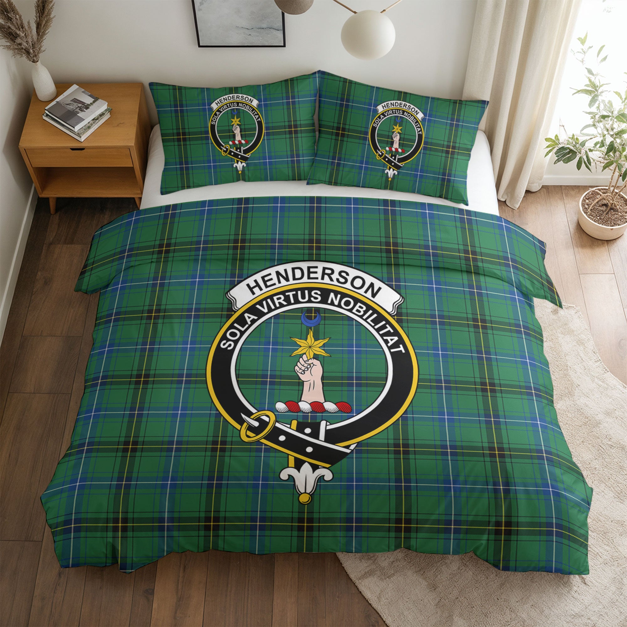 Henderson Ancient Tartan Crest Bedding Set