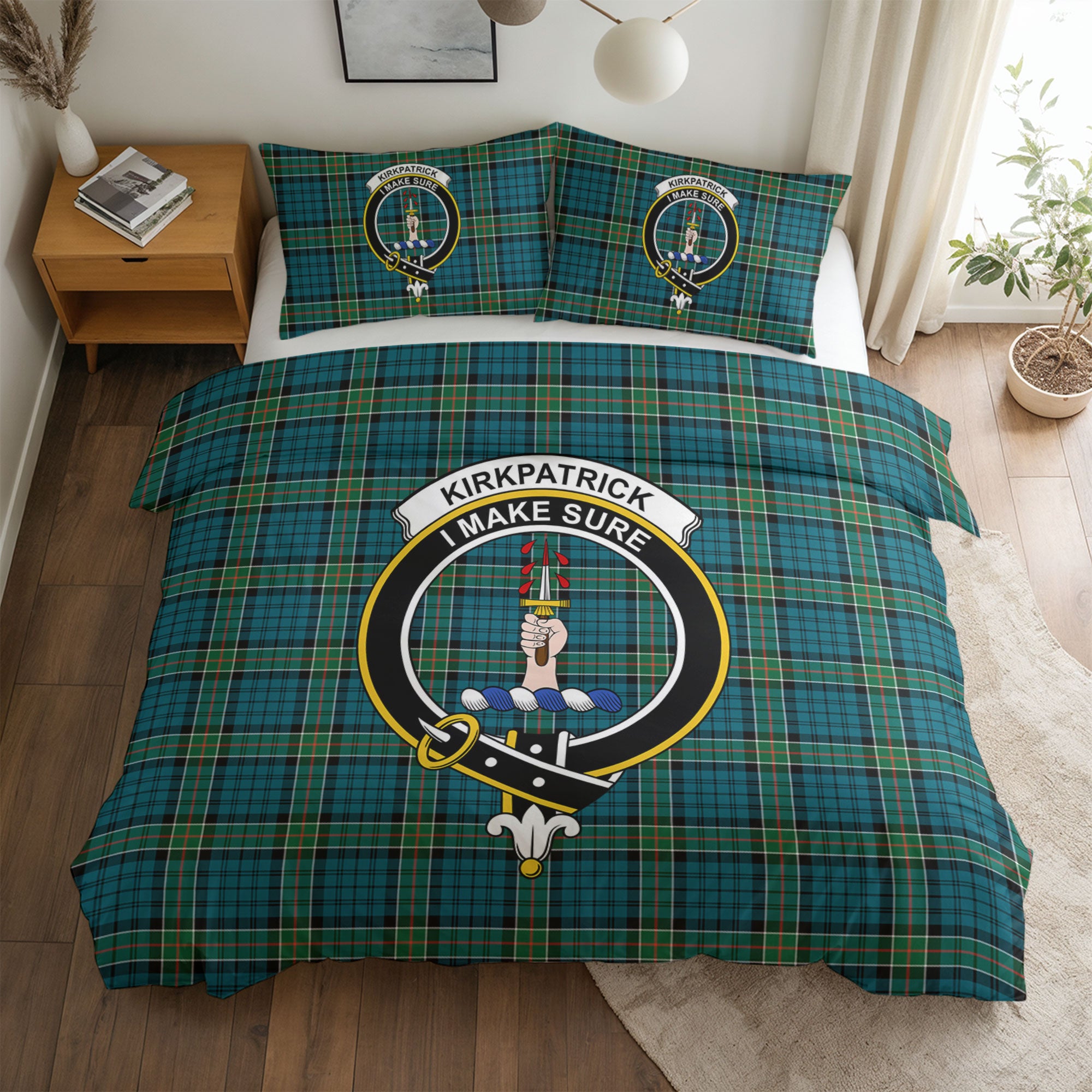 Kirkpatrick Ancient Tartan Crest Bedding Set