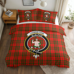 Livingstone Tartan Crest Bedding Set