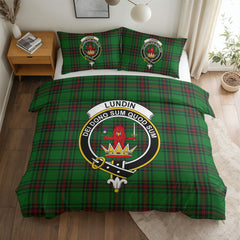Lundin Tartan Crest Bedding Set