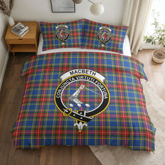 MacBeth Modern Tartan Crest Bedding Set