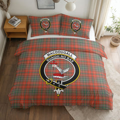 MacDougall Ancient Tartan Crest Bedding Set
