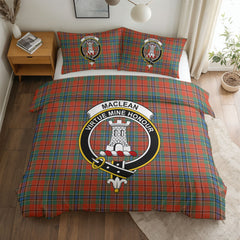 MacLean of Duart Ancient Tartan Crest Bedding Set