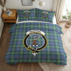 MacPhail Hunting Ancient Tartan Crest Bedding Set