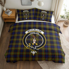 McClellan Modern Tartan Crest Bedding Set