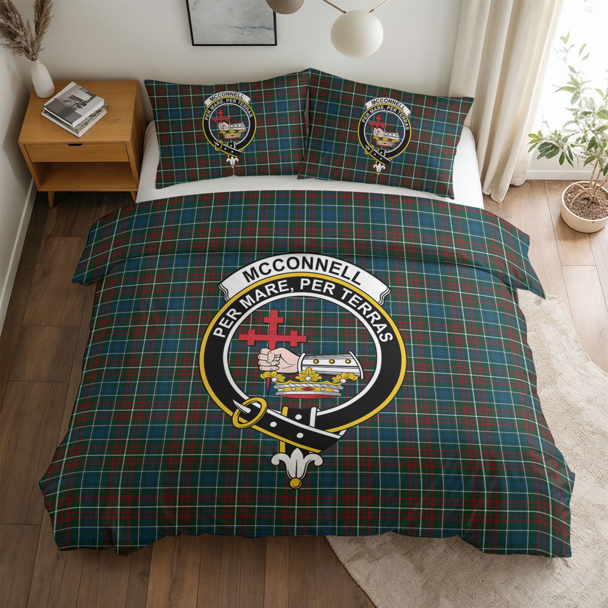 McConnell Tartan Crest Bedding Set