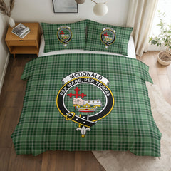 McDonald Lord of the Isles Hunting Tartan Crest Bedding Set