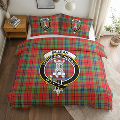 McLean of Duart Modern Tartan Crest Bedding Set